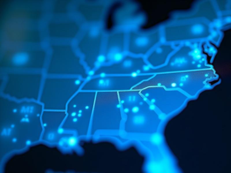 Logistics AI dashboard showing real-time route optimization
