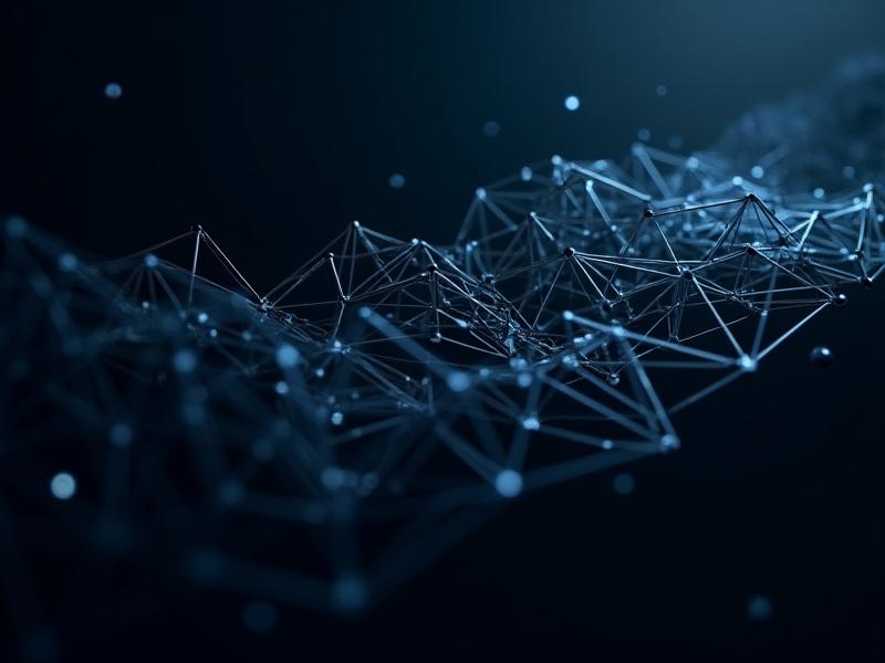Abstract supply chain network graphic showing resilience
